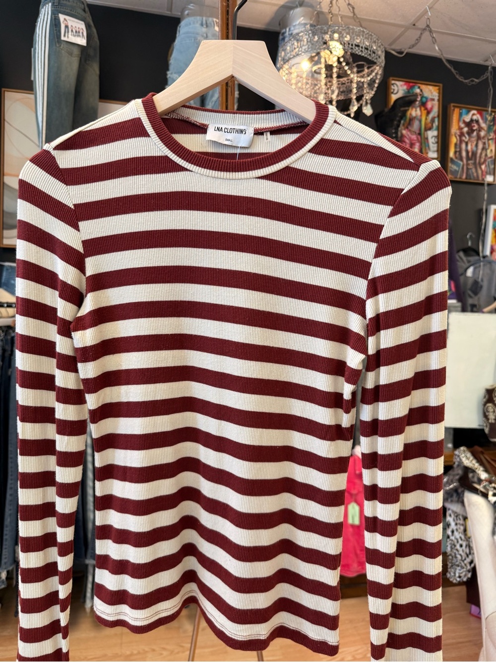 LNA CLOTHING Ribbed Long Sleeve